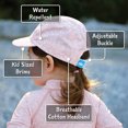 thumbnail image 3 of JAN & JUL Girls' Quick Dry Sun Cap, Water Resistant Baby Sun Hat for Swimming (Pink Ice Cream, M: 3-24 Months), 3 of 6
