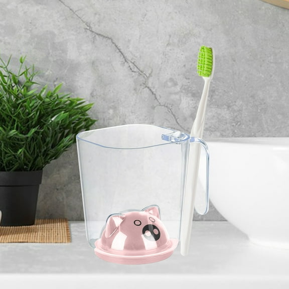 Student Dormitory Plastic Toothbrush Cup Mouthwash Mug Household Brushing Cup Convenient Wash Cup Mug Couple Brushing Cup Travel Toothpaste Cup