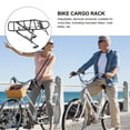 thumbnail image 2 of Bike Rack Adult Bike Backpack Rack Luggage Carrier Carrier Jewelry Accessories Bike Cargo Rack Cycling Rack Luggage Rack, 2 of 6