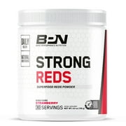 Bare Performance Nutrition, BPN Strong Reds Superfood Powder, Strawberry, 30 Servings