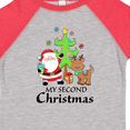 thumbnail image 4 of Inktastic My 2nd Christmas with Santa Reindeer and Tree Boys or Girls Toddler T-Shirt, 4 of 5
