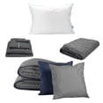 thumbnail image 1 of Edredón Doble Vista Individual Couzy + Sábanas Royal Gris Oxford + Cubre colchón Cloud + Almohada Royal, 1 of 8