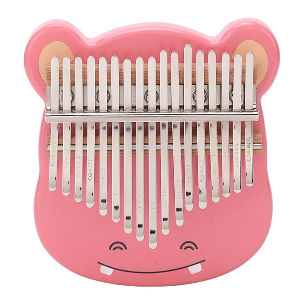 Piano De Pulgar De 17 Tonos, Espacio De Juego Más Grande, Pulido Fino, Diseño Ergonómico, Tono Preciso, Kalimba Portátil Con Martillo De Afinación Para El Aprendizaje De ANGGREK 17 Key Musical Instrument