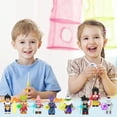 thumbnail image 2 of Set de 8 Figuras de Bloques de Construcción de Anime – Personajes de Batalla con Accesorios, Juguete Coleccionable de ABS para Niños y Fans, 2 of 5
