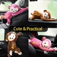 thumbnail image 3 of Tissue Holder Monkey for Car Home Kitchen Office - Creative Gift (Pink), 3 of 6