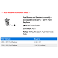 thumbnail image 2 of Fuel Pump and Sender Assembly - Compatible with 2013 - 2019 Ford Explorer 2014 2015 2016 2017 2018, 2 of 2