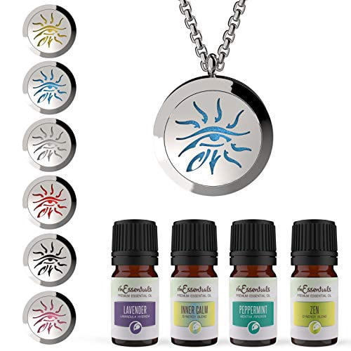 Faurora Essential Oil Necklace Gift Set 
