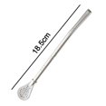 thumbnail image 2 of 4 Pcs Premium Spoons Mate Straw, Drinking Stirring Spoon Head Filter Straws with 2 Cleaning Brushes, 2 of 4