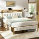 thumbnail image 1 of Cama Queen FABATO Cabecera Con Luces, 1 of 8