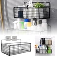 thumbnail image 1 of Wall Mounted Storage Shelf for Living Room and Bathroom Organization with Perforated Design, 1 of 6