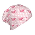 thumbnail image 2 of Honeii Cute Flamingo with Heart Print Kids Knit Beanie Watch Hat ,Knit Cap for Boys and Girls, 2 of 7