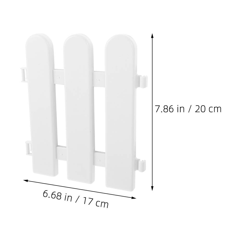 Masteelf 12pcs Garden Decorative Fence Lawn Plant Fence Border Garden Landscape Fence Decors Garden Fence Ornament Multi-use Fence Decor