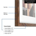 thumbnail image 3 of ArtToFrames 10" x 23" Walnut Picture Frame, 10x23 inch Brown Wood Poster Frame (WOM-4215),  Pack, 3 of 8