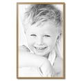 thumbnail image 2 of ArtToFrames 23" x 37" Gold with Star Picture Frame, 23x37 inch Gold Wood Poster Frame (WOM-4755), 2 of 7