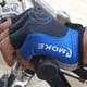 thumbnail image 1 of Bicicleta Moda ciclismo bicicleta motocicleta deporte gel medio dedo guantes azul tamaño M, 1 of 7
