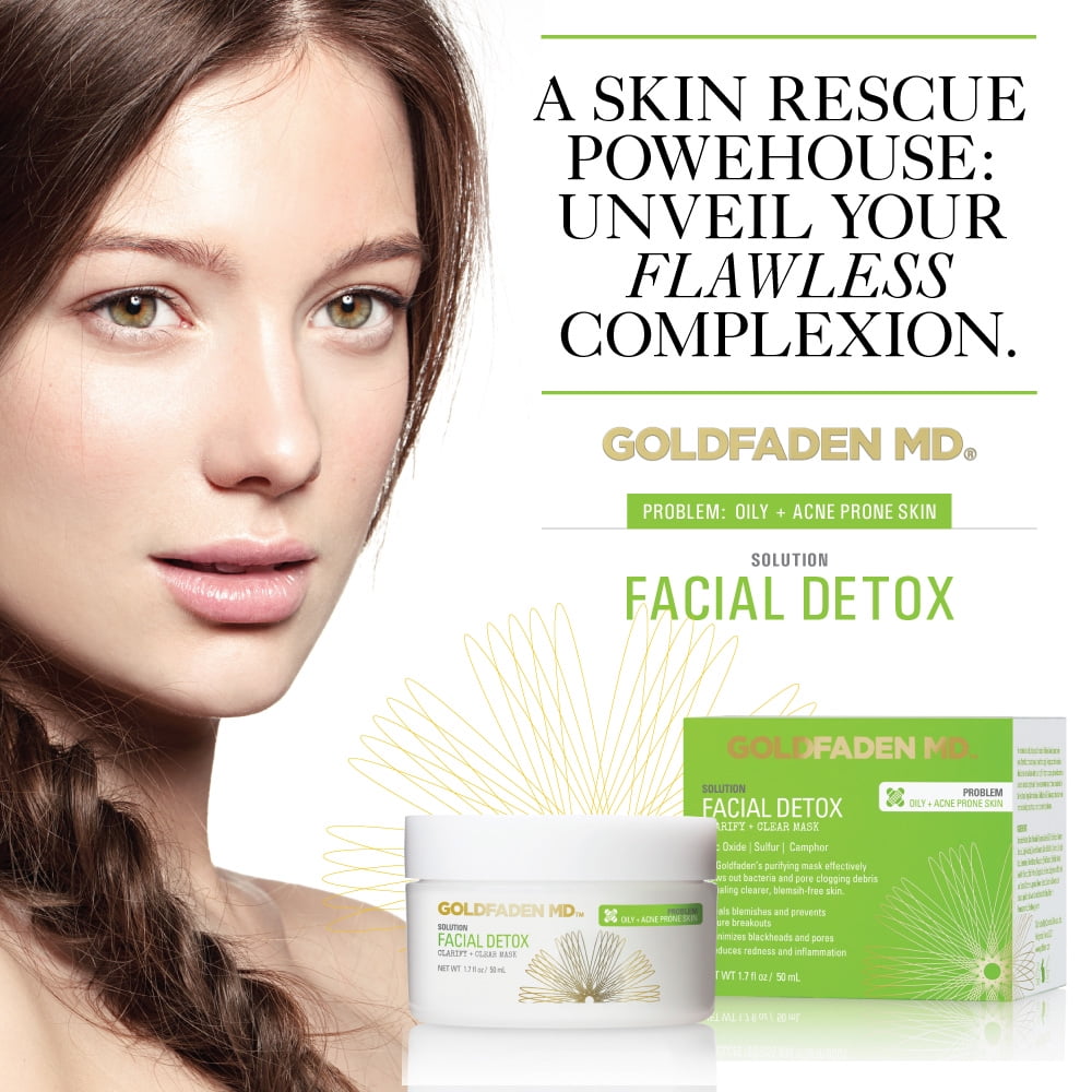 Goldfaden MD Facial Detox Clarify And Clear Face Mask, 1.7 fl oz