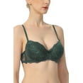thumbnail image 3 of phistic Women Lace Overlay Padded Underwire Bra (Regular & Plus Size 34A- 40D), 3 of 4