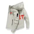 thumbnail image 3 of Chaqueta con cremallera para hombre, chaqueta informal con capucha de alta calidad para motocicleta, chaqueta a prueba de viento para deportes al aire libre, primavera y otoño, 2024, 3 of 5
