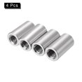 thumbnail image 3 of Unique Bargains 4Pack Round Connector Nuts, M10x30x16mm Coupling Nut Sleeve Rod Bar Stud Nut, 3 of 4