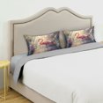 thumbnail image 5 of Haosy Satin Pillowcase for Hair and Skin Standard Cooling Silk Pillow Case with Envelope Closure Flamingos Dance in Forest Water 20"x40", 5 of 9