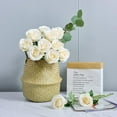 thumbnail image 5 of 12PC Black Roses Artificial Flowers Fake Roses Silk Realistic Roses Bouquet Flowers with Long Stems for Wedding Home Party Centerpieces Decorations, 5 of 5