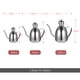 thumbnail image 5 of Dispensador de aceite de acero inoxidable, dispensador de vinagrera, botella, bote, tarro, contenedor yeacher Dispensador, 5 of 5