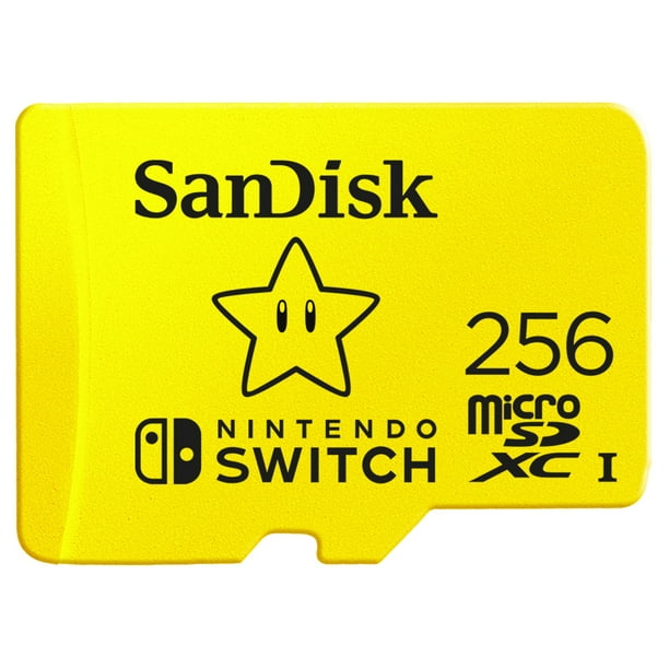 SanDisk 256GB microSD UHSI Memory Card for Nintendo Switch Super Mario