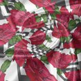 thumbnail image 7 of Ambesonne Roses Valance & Curtain, Flowers on Nested Squares, 55"x36", Multicolor, 7 of 7