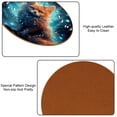 thumbnail image 5 of Animal 6PCS Round Coasters Set, Microfiber Leather Drink Coasters 11x11 cm/4.3x4.3 in - Heat Mats for Home and Kitchen Use, 5 of 6