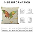 thumbnail image 5 of Qinduosi Watercolor Mushroom Pillow Covers, Botanical Plants Butterfly Cushion Covers for Car RV Camper Office,Glittering Moon Pillowcases Outdoor Pillow Covers White, 5 of 5
