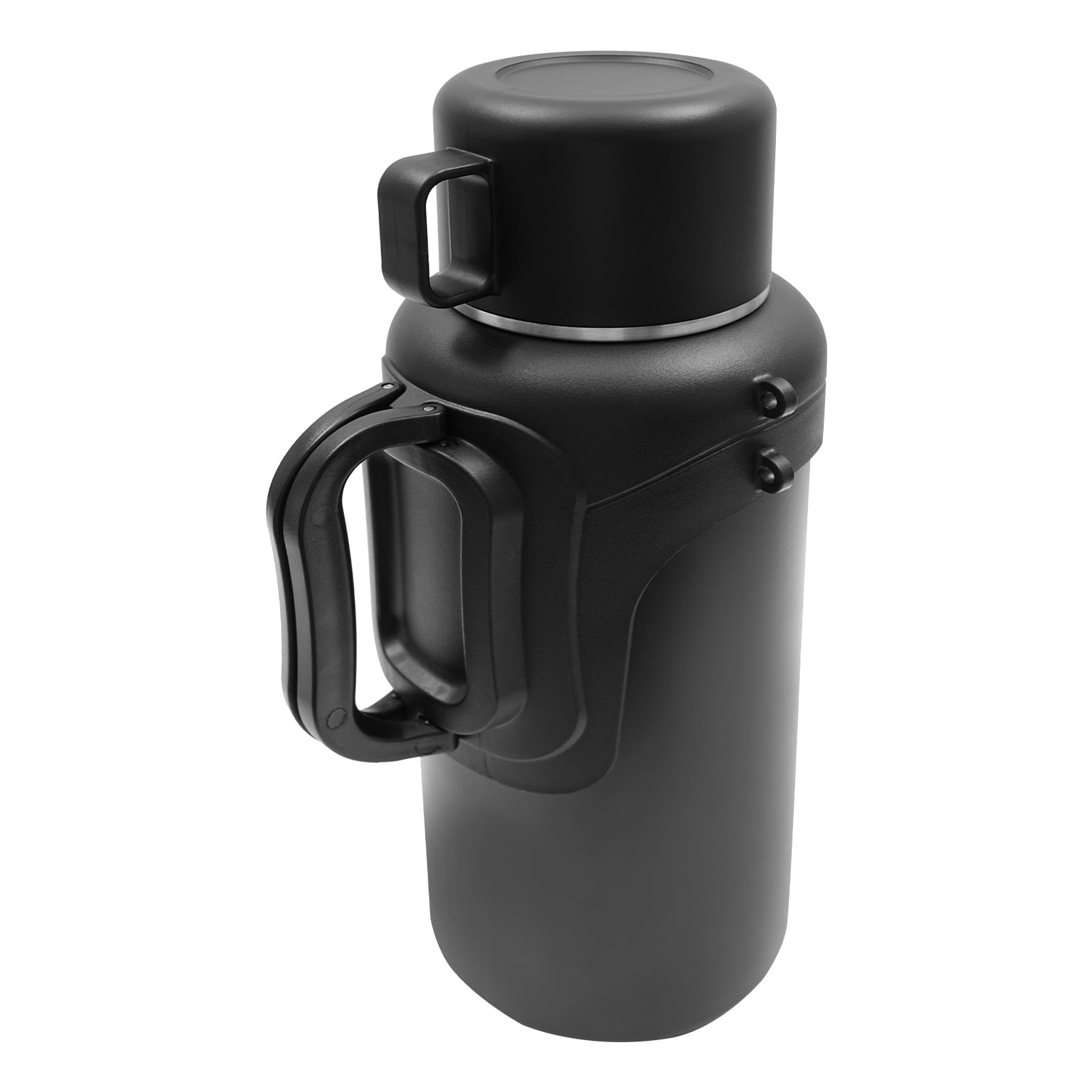 Dwellnix Large Insulated Water Bottle, 2.11QT Stainless Steel Thermos with Carrying Strap, 360° Discharge, Vacuum Insulated for Hot and Cold Drinks, Ideal for Travel & Outdoor