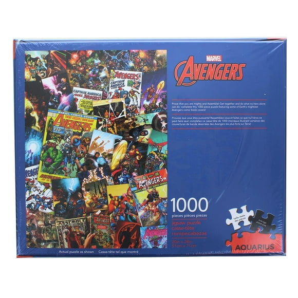 AQUARIUS Marvel Puzzle Cast (1000 Pièces Puzzle) - Produits Dérivés et Objets de Collection Marvel sous Licence Officielle - Sans Éblouissement - Ajustement de Précision - 20 x 28 Pouces