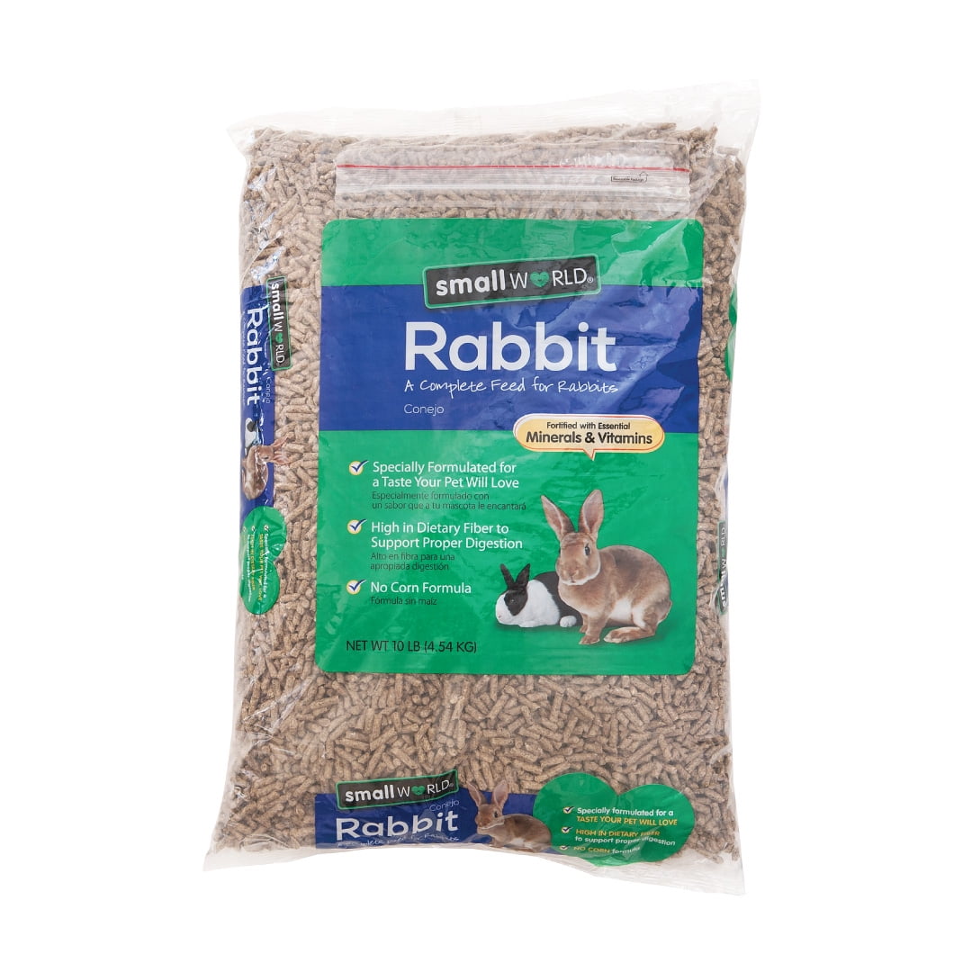 Small World Complete Feed for Rabbits with Minerals and Vitamins, 10 lbs