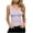 Purple, variant on Admvng Women's Striped Ribbed Tank Top V Neck Slim Fit Stretch Sleeveless Casual Summer Camisole Blouse