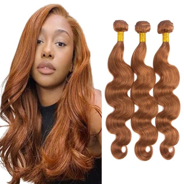 Extensiones de cabello Nuailisex Color 30 Body Wave 14 cm 16 cm 18 cm