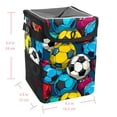 thumbnail image 5 of Football Foldable Car Trash Can with Lid - Leak-proof Hanging Storage Bag for Car Trash Bin, Car Garbage Can, 5 of 6