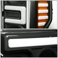thumbnail image 4 of DNA Motoring For 17-19 Ford F250 F350 Super Duty Black Amber LED DRL Dual Projector Headlight lamps Pair, 4 of 11