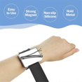 thumbnail image 4 of 2 PCS Magnetic Pin Cushion Wrist, Magnetic Sewing Pincushion, Magnetic Pin Holder Wristband for Sewi, 4 of 5