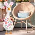 thumbnail image 4 of Meottam 2 Set Easter Egg Bunny Goose Outfits for Goose 23"/ 17'', Lawn Goose Statue Clothes Bunny Hat Egg Collar Bandana for Easter Party Patio Yard Outdoor Decoration, 4 of 7