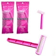 thumbnail image 7 of 2 Packs 20 Ct Women's Razors Disposable Twin Blade Hair Removal Shaver Pink, 7 of 7