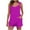 Purple, variant on Zekutng 2 Piece Sets for Women V-Neck Sleeveless Camisole Top and Pocket Short,Sizes S-2XL