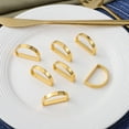 thumbnail image 6 of REACHISE 8 Pcs Napkin Rings Table Napkin Rings Napkin Holders For Cloth Napkins Decorative Napkin Holders Dinner Table Napkin Holder, 6 of 9