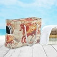 thumbnail image 6 of DIXRUYEE Beach Cooler Travel Tote Bags Beach Bag Fashion The Horse Of Flames Printed, 6 of 7