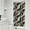 Black White Gold, variant on White Gray Rose Gold Marble Pattern Shower Curtain 36"x72" ,Bathroom Decorative Shower Curtains Set with 12 Hooks,Modern Waterproof Washable Shower Curtain