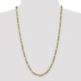 thumbnail image 2 of 14K Yellow Gold 5.35mm Semi-Solid Figaro Chain 16 Inch, 2 of 6
