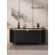 thumbnail image 4 of Gabinete lateral de comedor, entrada de losa de roca simple y moderna, gabinete de puerta de alta gama, decoración de diseño, zapatero de almacenamiento de pared, 4 of 4