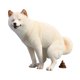 thumbnail image 2 of Figura de perro, escultura animal, adorno de escritorio, decoración creativa para el tablero del coche. Blanco, 2 of 9