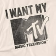 thumbnail image 3 of MTV I Want It Women's Graphic T-Shirt Rolled Sleeve Tee, 3 of 6
