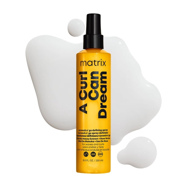 Matrix - Spray A Curl Can Dream | Spray Definidor para Rizos | Máxima Definición de Rizos y Protección Contra el Frizz | Miel de Manuka y Agua de Rosas | 250 ml
