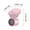 Pink, variant on Linnome Portable Clip On Hat Fan Lightweight Wearable Mini Fan with 3 Speeds USB Rechargeable for Outdoor Work